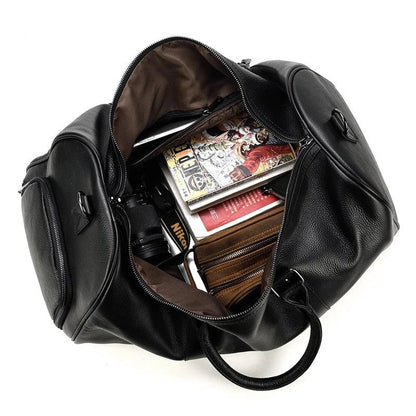 Genuine Leather Travel Bag - Wilma