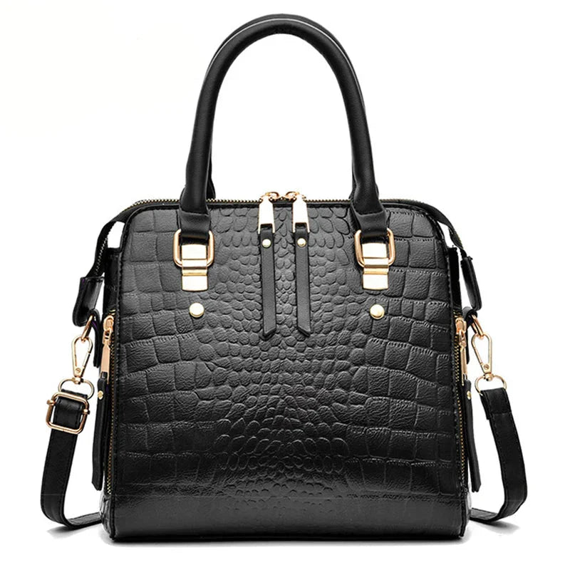 Handbag in Genuine Leather - Mia
