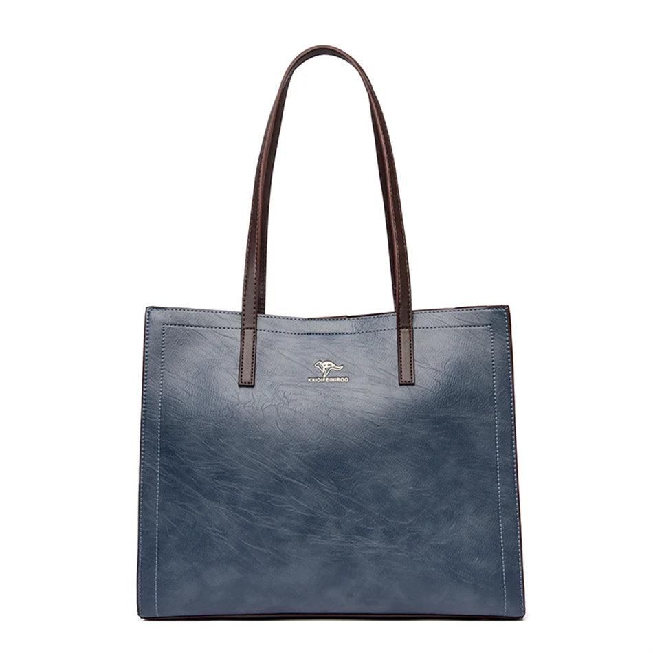 Genuine Leather Handbag - Glim