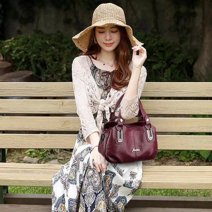 Genuine Leather Handbag - Bianca