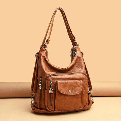 Genuine Leather Women's Handbag - Lim