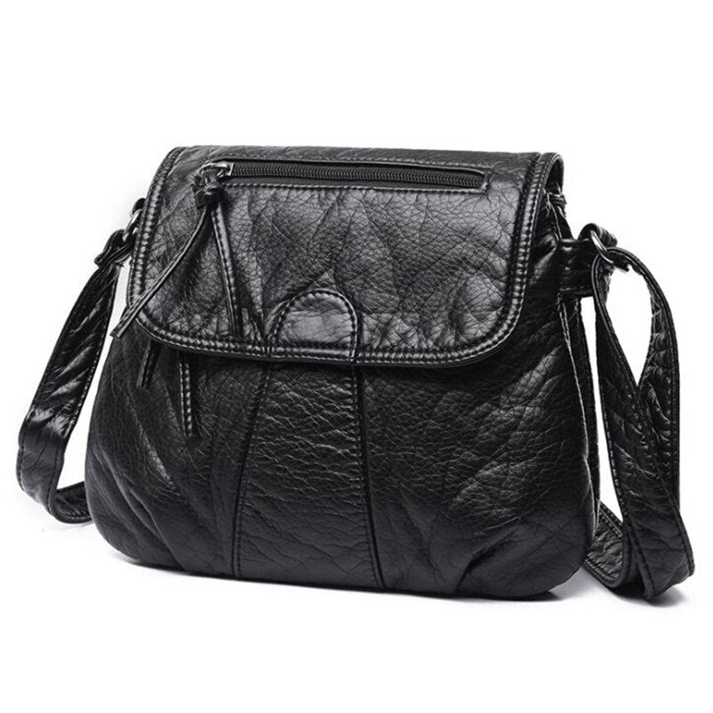 Leather Handbag - Perla