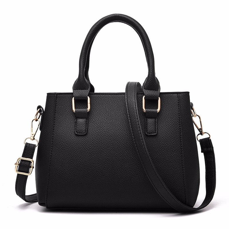 Genuine Leather Handbag - Quitine