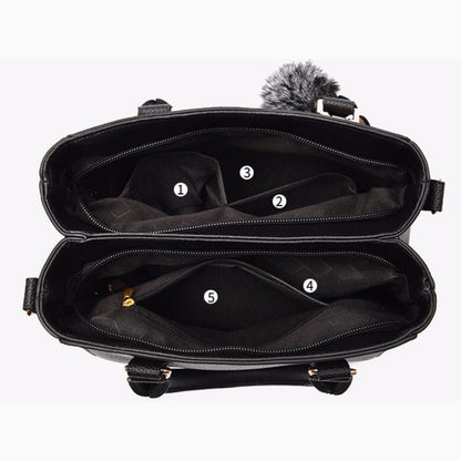 Genuine Leather Handbag - Quitine