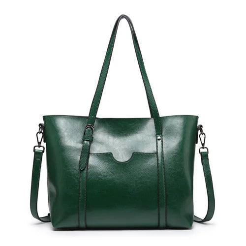 Genuine Leather Handbag - Mother