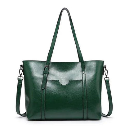 Genuine Leather Handbag - Mother