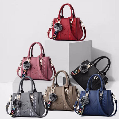 Genuine Leather Handbag - Quitine