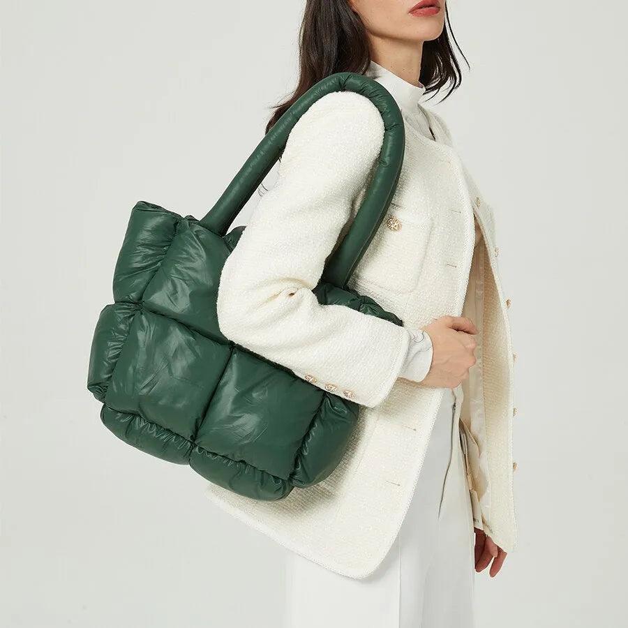 Women's Puffer Handbag - Billie