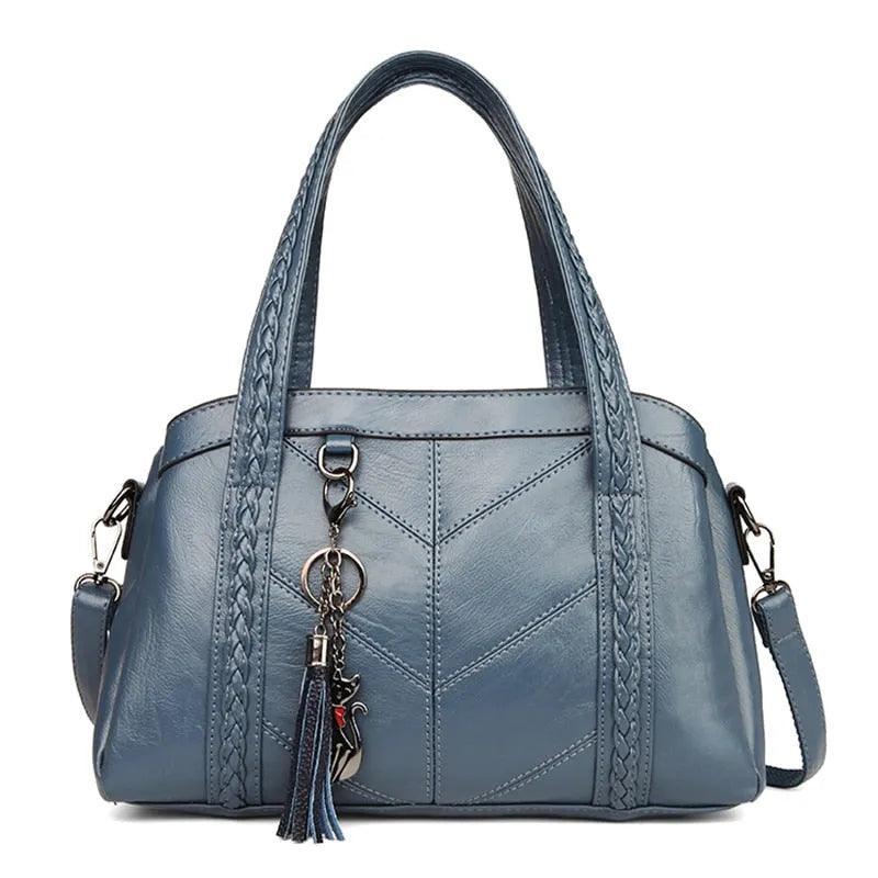 Genuine Leather Handbag - Gina