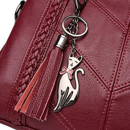 Genuine Leather Handbag - Gina