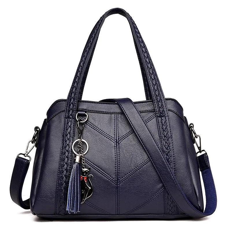 Genuine Leather Handbag - Gina