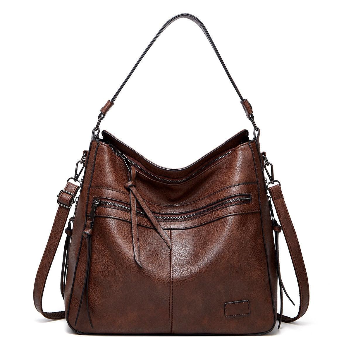 Genuine Leather Handbag - Pietra