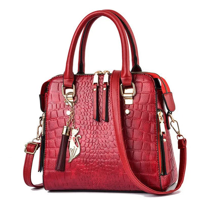 Handbag in Genuine Leather - Mia