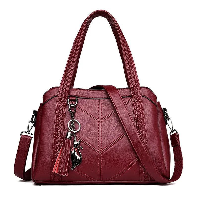 Genuine Leather Handbag - Gina