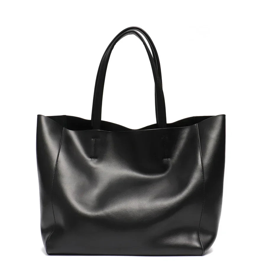 Genuine Leather Handbag - Kassia