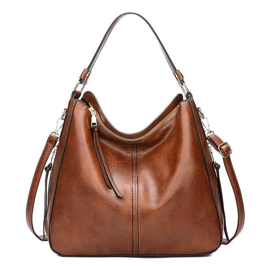 Genuine Leather Handbag - Mila