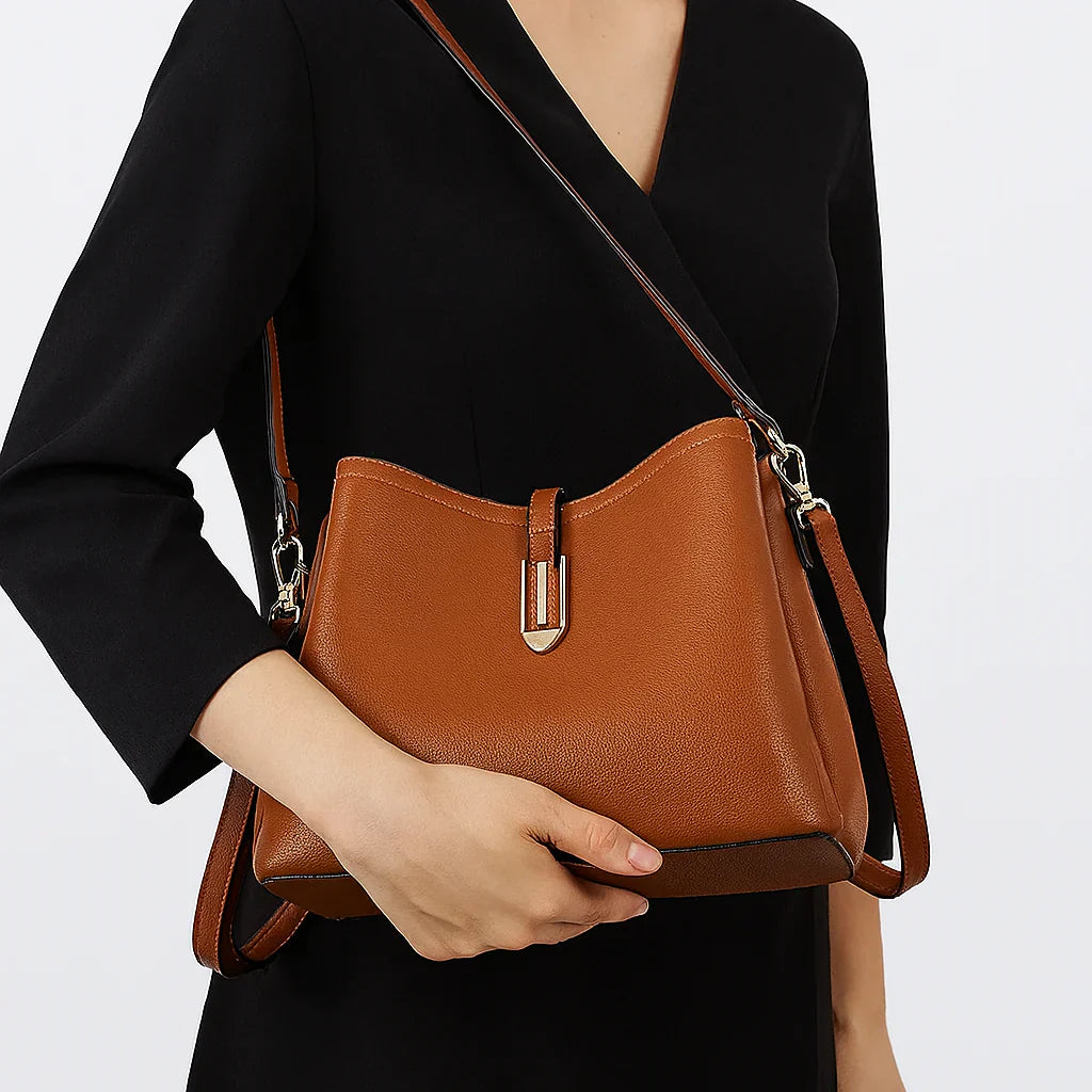 Genuine Leather Handbag - Brail