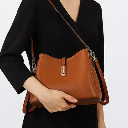 Genuine Leather Handbag - Brail
