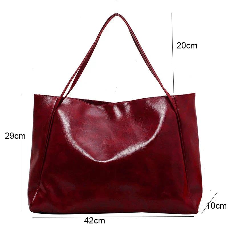 Handbag in Genuine Leather- Mirá