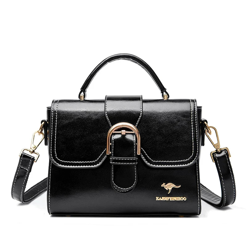 Handbag in Genuine Leather - Nyra