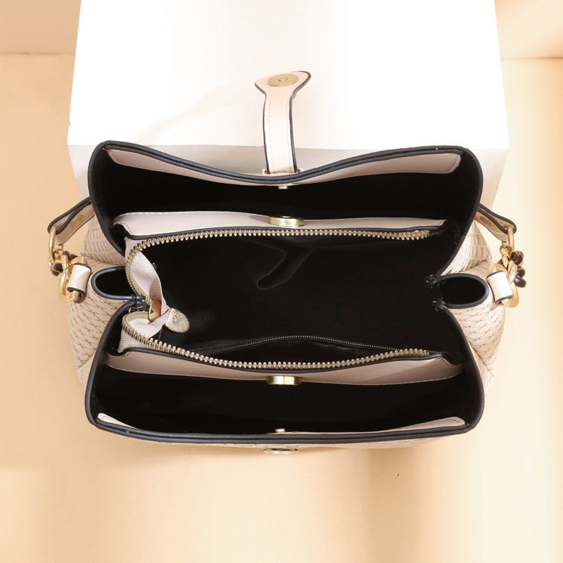 Leather Handbag - Yalena