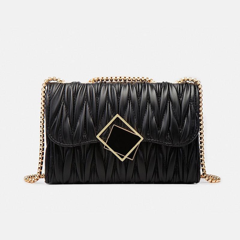 Compact Leather Handbag - Vienza