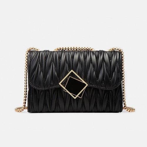 Compact Leather Handbag - Vienza