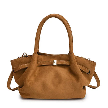 Suede Handbag - Liora