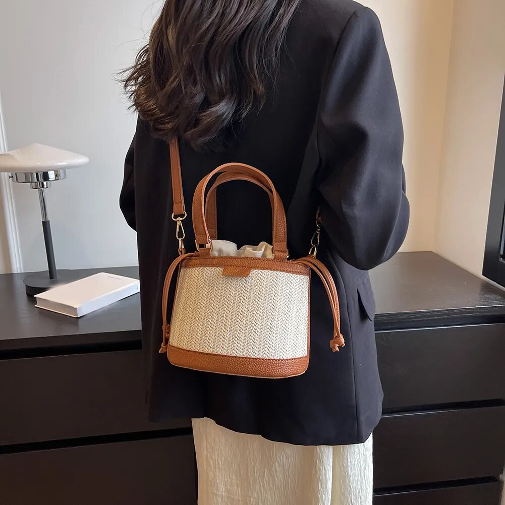 Rita Straw Handbag