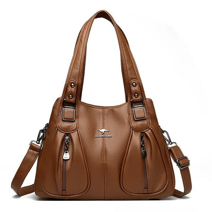 Genuine Leather Handbag - Livia
