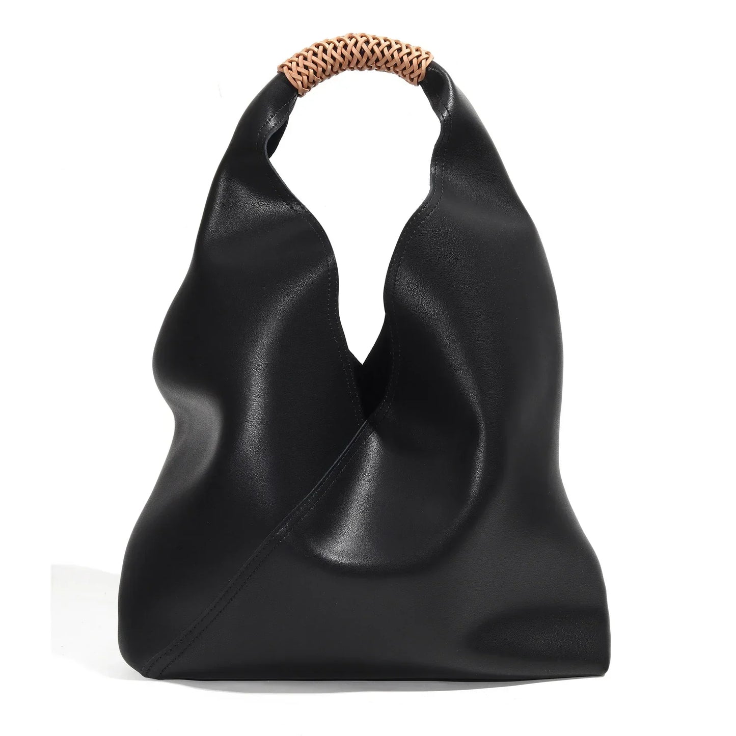 Rebeca Large Genuine Leather Shopping Handbag