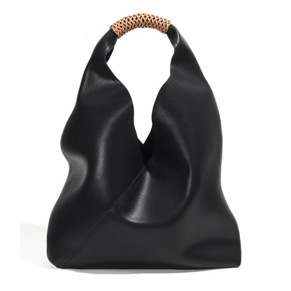 Rebeca Large Genuine Leather Shopping Handbag