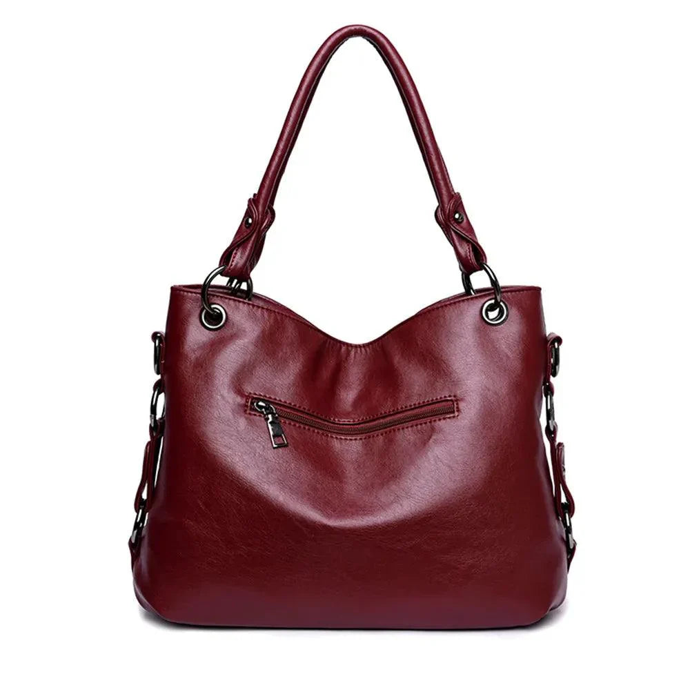 Genuine Leather Handbag - Catharina