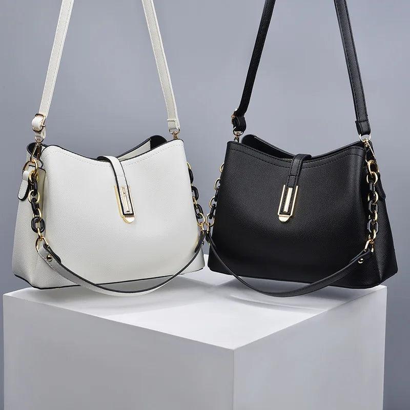 Genuine Leather Handbag - Brail