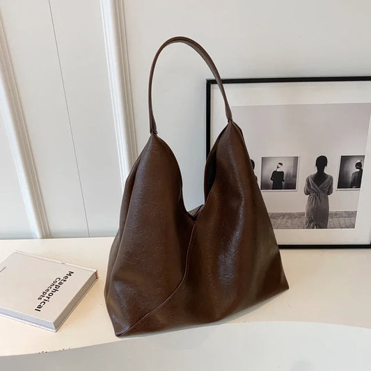 Handbag in Genuine Leather - Lunea
