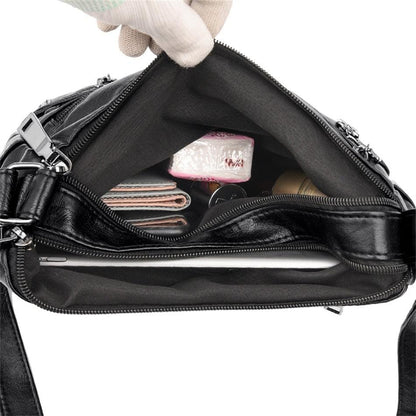 Genuine Leather Handbag - Maria