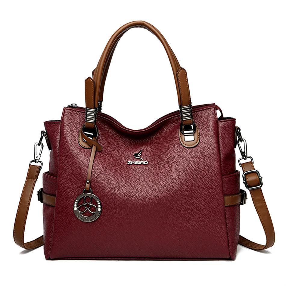 Genuine Leather Handbag - Helena