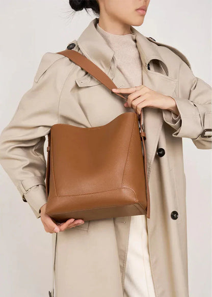 Genuine Leather Women's Handbag - Penélope