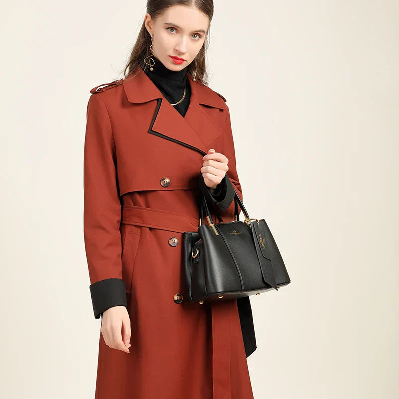 Genuine Leather Women's Handbag - Tamar