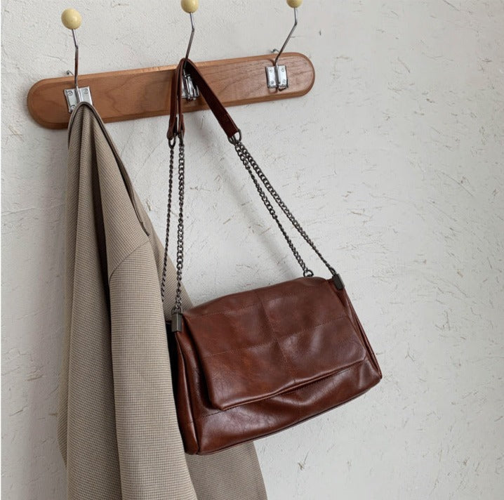Genuine Leather Handbag - Elaia
