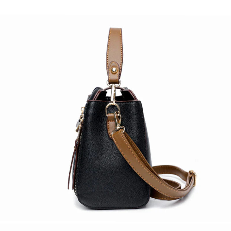 Genuine Leather Handbag - Masy