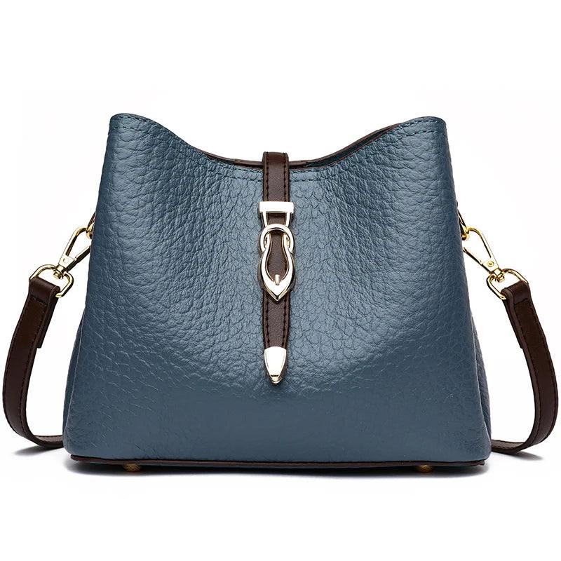 Genuine Leather Handbag - Donatela