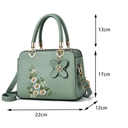 Leather Handbag - Floraris