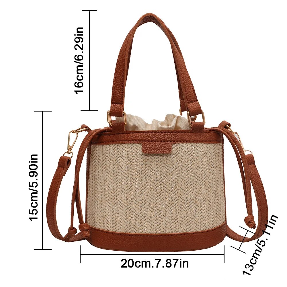 Rita Straw Handbag