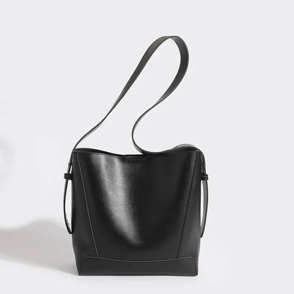 Genuine Leather Crossbody Handbag - Avery