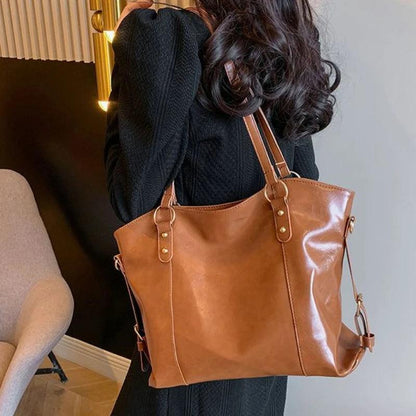 Genuine Leather Handbag - Din