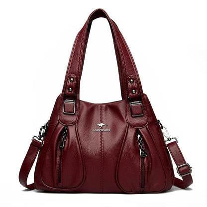 Genuine Leather Handbag - Livia
