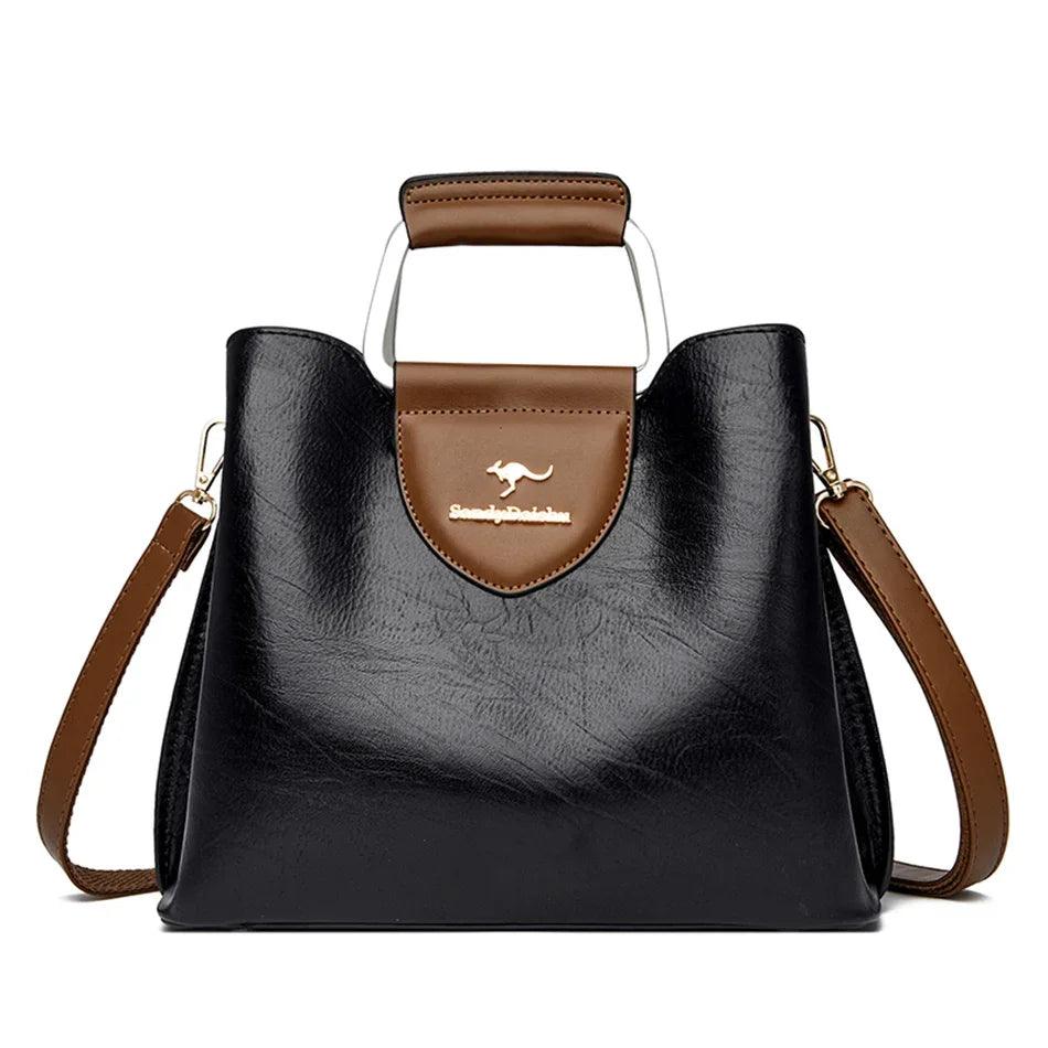 Genuine Leather Handbag - Maya