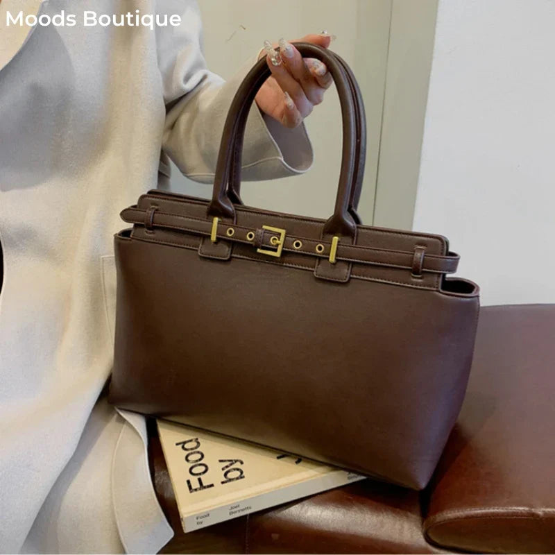 Genuine Leather Handbag - Faye