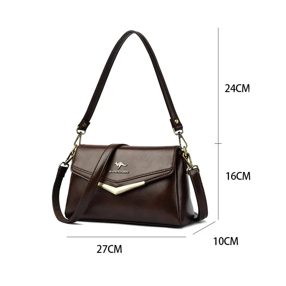 Handbag in Genuine Leather - Lona